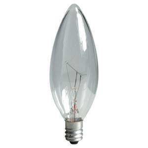 Current Lighting Bent Tip Incandescent Decorative Candle Lamps B10 40 W Candelabra (E12)