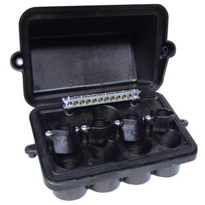 Intermatic Wall Mount Hinged Junction Boxes <em class="search-results-highlight">8</em> x 5 x <em class="search-results-highlight">4</em> in With Knockouts Black
