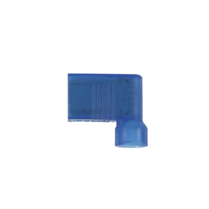 Panduit Female Insulated 90 Degree Loose Piece Disconnects 16 - 14 AWG Funnel Barrel 0.187 in Blue