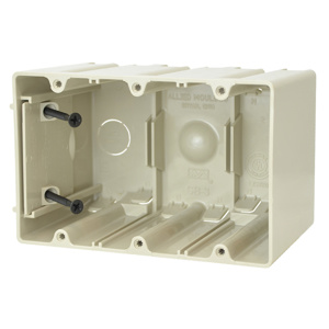 Allied Moulded SLIDERBOX® SB Series New/Old Work Adjustable Boxes Switch/Outlet Box Screws 3-9/16 in Nonmetallic