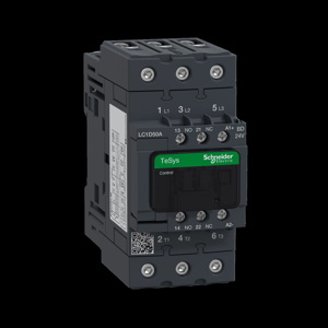 Square D LC1D TeSys™ Deca IEC Contactors 50 A 3 Pole 24 VDC