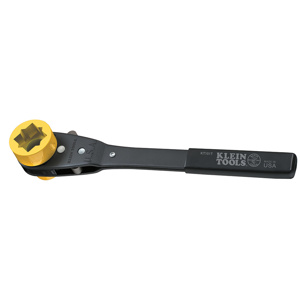 Klein Tools KT Series Ratcheting Lineworkers Wrenches Square: 3/16, 3/4, 1, 1-1/8 in Steel