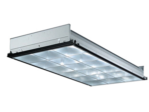 Lithonia PT Series Parabolic T8 Troffers 120 - 277 V 32 W 2 x 4 ft T8U Fluorescent 2 Lamp Electronic T8 Instant Start