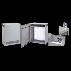 nVent HOFFMAN Wall Mount Vented Hinge Enclosures 28 x 24 x 12 in Without Knockouts Gray NEMA 1