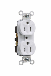 TR5262W RCPT DPLX 5-15R 125V 2P WHT TR