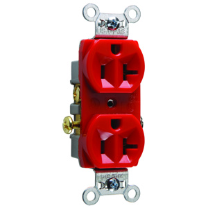 Pass & Seymour CR20 Series Duplex Receptacles Red 20 A 5-20R Commercial