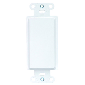Pass & Seymour 325 Series Wallplate Inserts Blank White Plastic