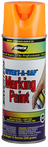 Aervoe Invert-A-Cap® Marking Paints Orange Aerosol Can 16 oz