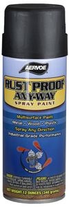Dottie Solvent Based Rust Proof Paints Flat Black 16 oz Aerosol