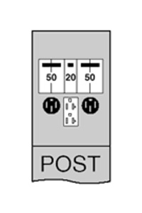 ABB Midwest Electric Unmetered RV Earth Burial Pedestals