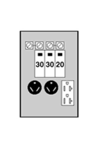 ABB Midwest Electric Unmetered RV Surface Temporary Power Units