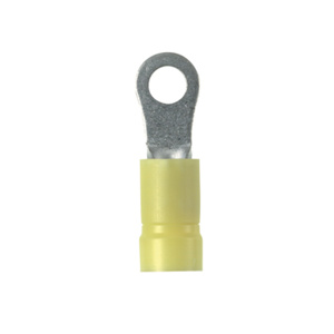 Panduit PV Series Insulated Ring Terminals 12 - 10 AWG 1/2 in Yellow
