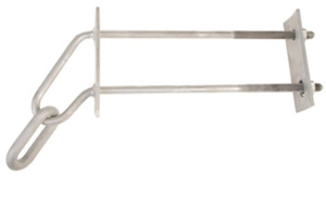 Hubbell Power Static Wire Support Bracket 5/8 in Links Steel