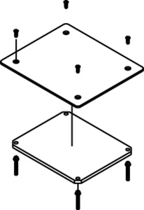 Wiremold Floor Box Blanking Plates