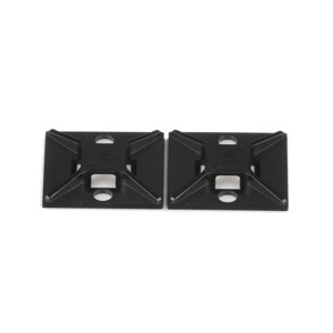 Panduit 4-way Cable Tie Mounts Black Adhesive Mount