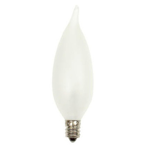 Current Lighting Bent Tip Incandescent Decorative Candle Lamps CA10 60 W Candelabra (E12)