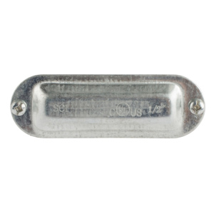 ABB Thomas & Betts Series 35 Series Conduit Body Covers 1/2 in Stamped Steel Zinc-plated