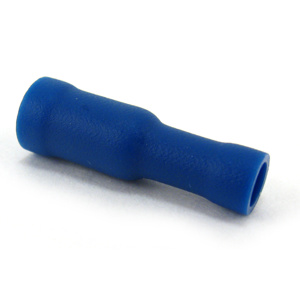 ABB Thomas & Betts Male Insulated Bullet Disconnects 16 - 14 AWG Internal Serrations Barrel Blue Nylon