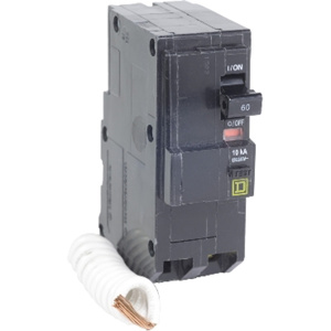Square D QO™ Series GFCI Molded Case Plug-in Circuit Breakers 60 A 120/240 VAC 10 kAIC 2 Pole 1 Phase