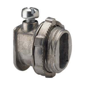 Eaton Crouse-Hinds Straight Set Screw Flex Connectors 3/8 in Zinc Die Cast Non-insulated