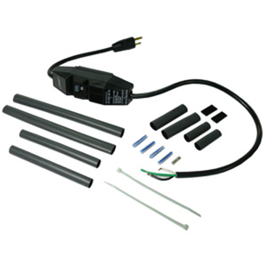 EasyHeat® SR Trace™ Power Plug - GFI Heat Trace Connection Kit Emerson SR series self-regulating heating cable