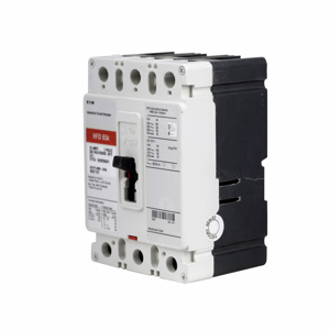 Eaton Cutler-Hammer HFD Series C Molded Case Industrial Circuit Breakers 15 A 480/600 VAC, 250 VDC 25 kAIC 3 Pole 3 Phase