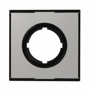 Eaton Cutler-Hammer M22-X Series Legend Plates 22.5 mm 0-1-0-2-0-3-0-4 Silver Black