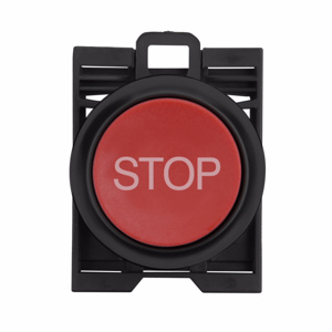 Eaton Cutler-Hammer M22 Modular Push Button Operators 22.5 mm NEMA No Illumination Nonmetallic STOP Red