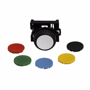 Eaton Cutler-Hammer M22 Modular Push Button Operators 22.5 mm NEMA No Illumination Nonmetallic Black/White/Red/Green/Yellow/Blue