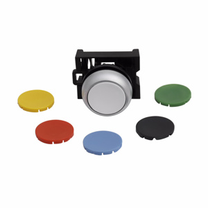 Eaton Cutler-Hammer M22 Modular Push Button Operators 22.5 mm NEMA No Illumination Nonmetallic Black/White/Red/Green/Yellow/Blue