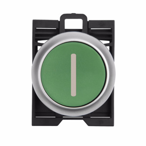 Eaton Cutler-Hammer M22 Modular Push Button Operators 22.5 mm NEMA No Illumination Nonmetallic Power Symbol Green