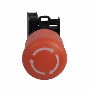 Eaton Cutler-Hammer M22 Turn-to-Release Emergency Stop Operators 22.5 mm NEMA No Illumination Nonmetallic Red