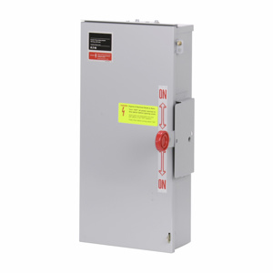 Eaton Cutler-Hammer DT22 Series Non-fused Single Phase Double Throw Disconnects 100 A NEMA 3R 240 VAC