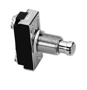 Appleton Emerson 100N Momentary Push Buttons .425 in Black