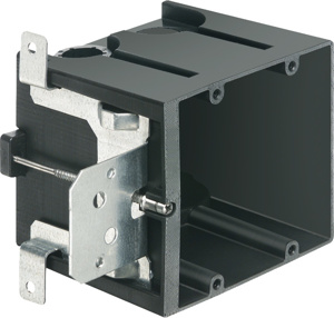 Arlington In-and-Out™ Switch/Outlet Boxes with Bracket Switch/Outlet Box Bracket - Adjustable Slide 3-7/8 in Nonmetallic