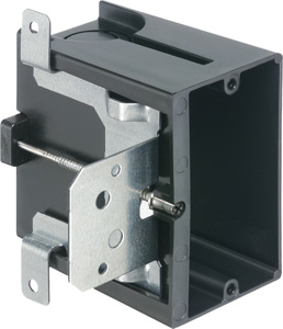 Arlington In-and-Out™ Switch/Outlet Boxes with Bracket Switch/Outlet Box Bracket - Adjustable Slide 3-7/8 in Nonmetallic