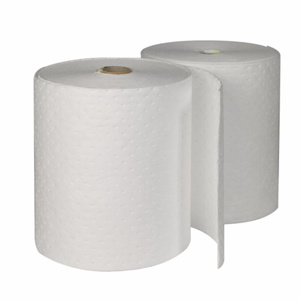 Brady SPC® Absorbents MAXX® Series Heavyweight FR Absorbent Rolls Polypropylene Oil Only Absorbency 70 gal