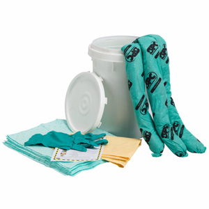 Brady Hazwik® Portable Chemical Spill Kits Chemical Absorbency 6.5 gal
