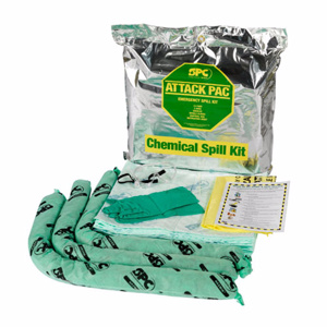 Brady Attack Pac® Portable Spill Kits Chemical Absorbency