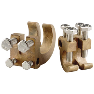 nVent Erico Rebar Grounding Clamps, Heavy Duty 8 - 2/0 AWG Bronze