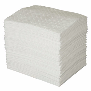Brady SPC® Absorbents MAXX® Series Heavyweight Perforated FR Absorbent Pads Polypropylene Oil Only Absorbency 35 gal