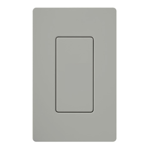 Lutron DV-BI Diva® Series Wallplate Inserts Blank Gray Plastic
