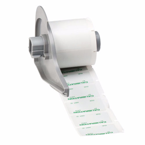 Brady Asset Tracking Calibration Labels Metallized Polyester Green on Gray