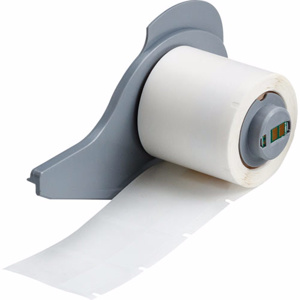 Brady Self-laminating Self-extinguishing Tedlar Wire and Cable Labels 1.50 in H x 1 in W Polyvinylflouride Clear/White