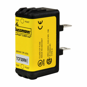 Eaton Bussmann TCF Low-Peak CUBEFuse Series Time Delay Class CF Fuses