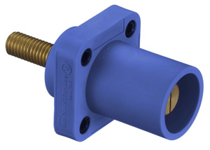 Hubbell Wiring HBLMRS Series Single Pole Receptacles 400 A Male 600 V Blue 4 - 4/0 AWG Screw