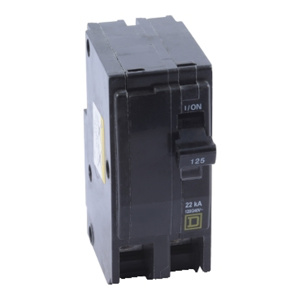 Square D QO™ Molded Case Plug-in Circuit Breakers 125 A 120/240 VAC 22 kAIC 2 Pole 1 Phase