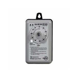 Intermatic CT Series Time Clock Electromechanical 30 sec - 4 hr Cycle Timer 20 A Metallic