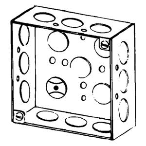Appleton Emerson ETP™ 4 Square 1900 Boxes 4 Square Box Screws 1-1/2 in Metallic