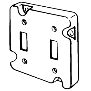 Appleton Emerson 4-11/16 Square Box Industrial Covers